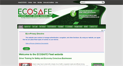 Desktop Screenshot of ecosafefleet.co.uk