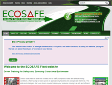Tablet Screenshot of ecosafefleet.co.uk